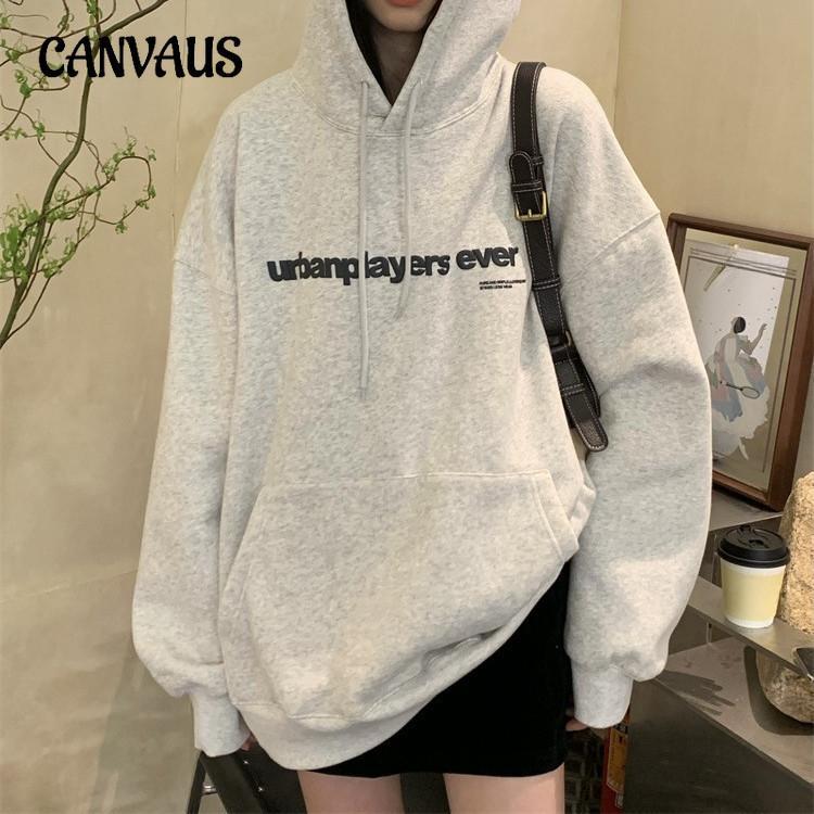 Women's Plus Size Autumn and Winter Padded Loose Hooded Sweatshirt