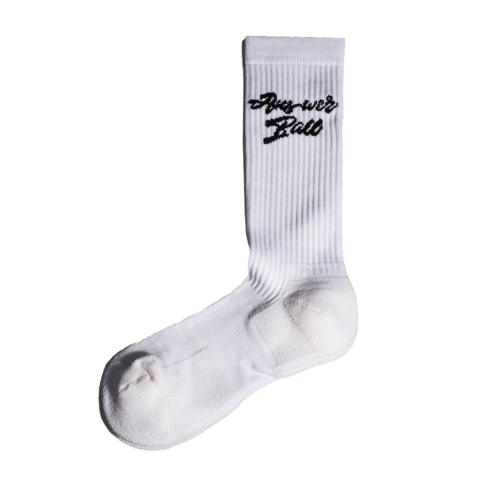 Men's Retro Mid-Tube Basketball Socks - Thickened Terry, Breathable, Sweat-Absorbent