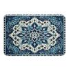 Vintage Oriental Bathroom Rug Non Slip Art Deco Bath Mat Boho Traditional Plush Shower Carpet Retro Floor Mat Home Decor