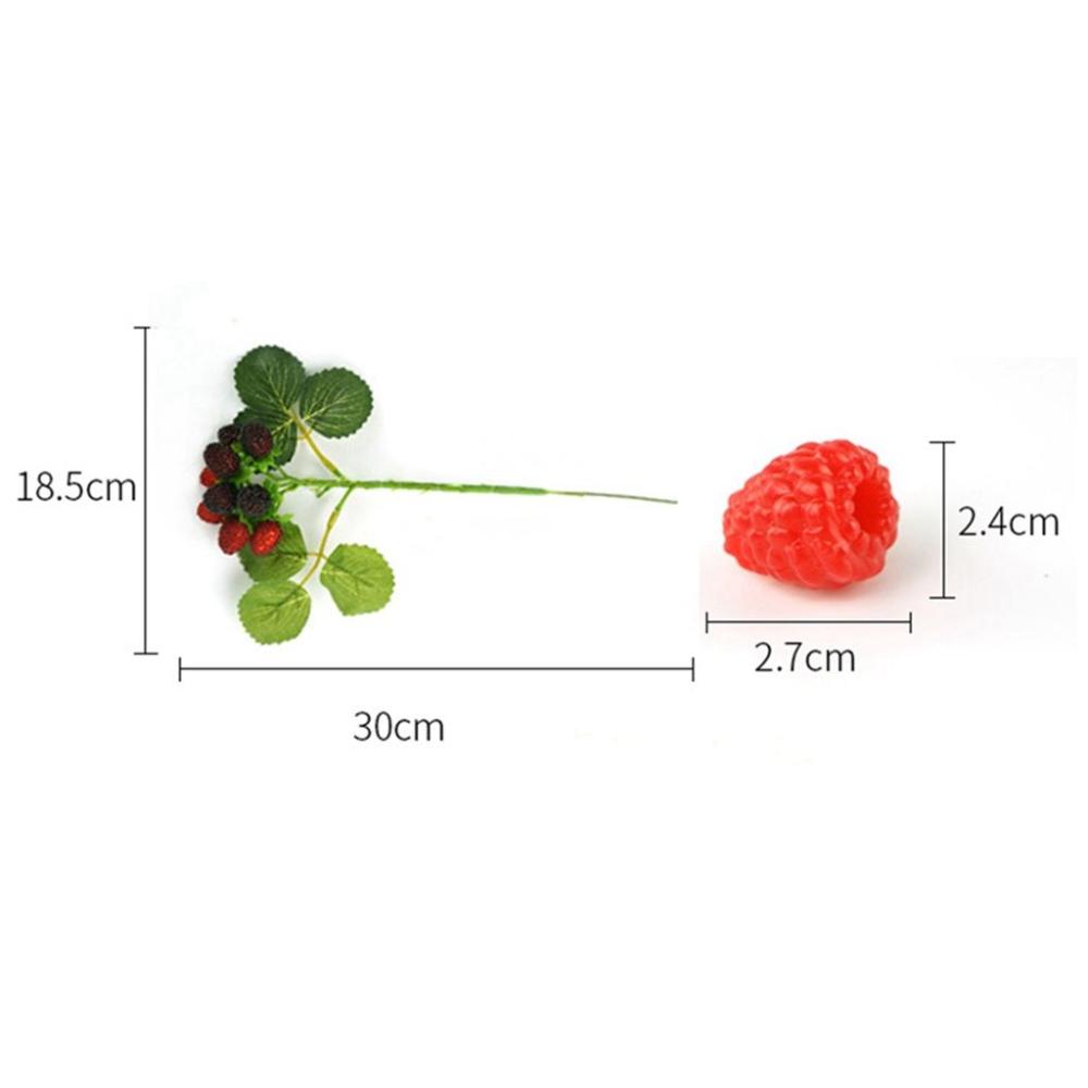 Color DIY Accessories Fake Fruit Artificial Raspberry Photography Props Mulberry Branch Model