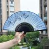 Deqing Factory Chinese Style Cotton Cloth Hanfu Classical Dance Folding Fan Japanese Style Female