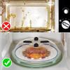 Couvercle micro-ondes - CLOCHE - 2 PCS - Aimant - Protection contre éclaboussures - Fonction évent vapeur