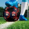 1PC OL size 5 soccer ball PrahaIndoor Soccer Ball Colorful All Ages Machine Stitched PVC Competition Ready Durable High-Bounce
