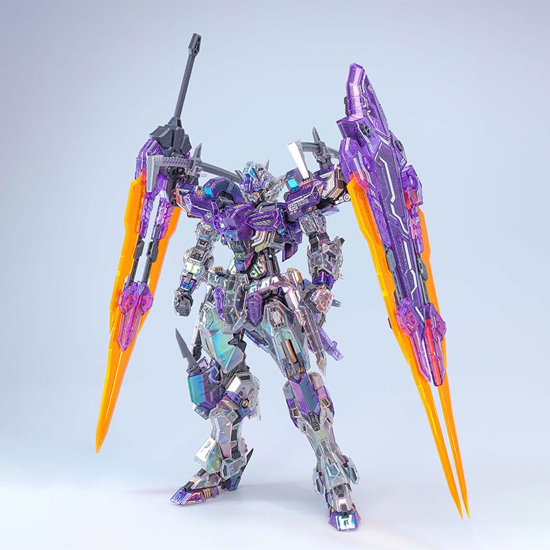 Original Holographic Translucent Valkyrie Assembly Model Action Figures Mecha Scp Process Toys Desktop Ornament Collectable Gift