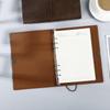Блокнот A5 в мягкой обложке с текстурой личи на спирали - Отрывной кожаный деловой блокнот для встреч