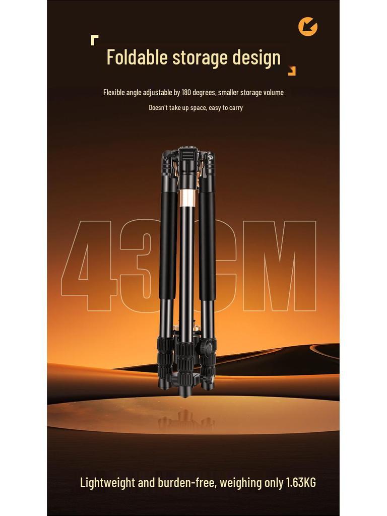 Легкий штатив Era Q999HE/HR с горизонтальной центральной колонной для телефонов и DSLR - Многофункциональная возможность съемки сверху