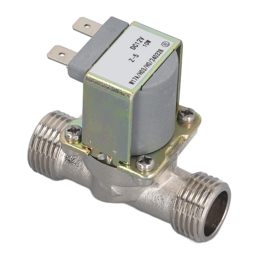 Электромагнитный клапан DC12V, резьба G1/2 дюйма, высокотемпературный клапан для слива воды для диспенсера