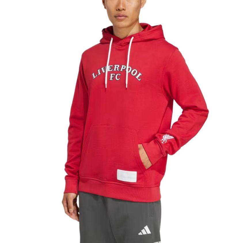 adidas Толстовки Мужские Клубнично-красные с капюшоном Умеренные JW5489