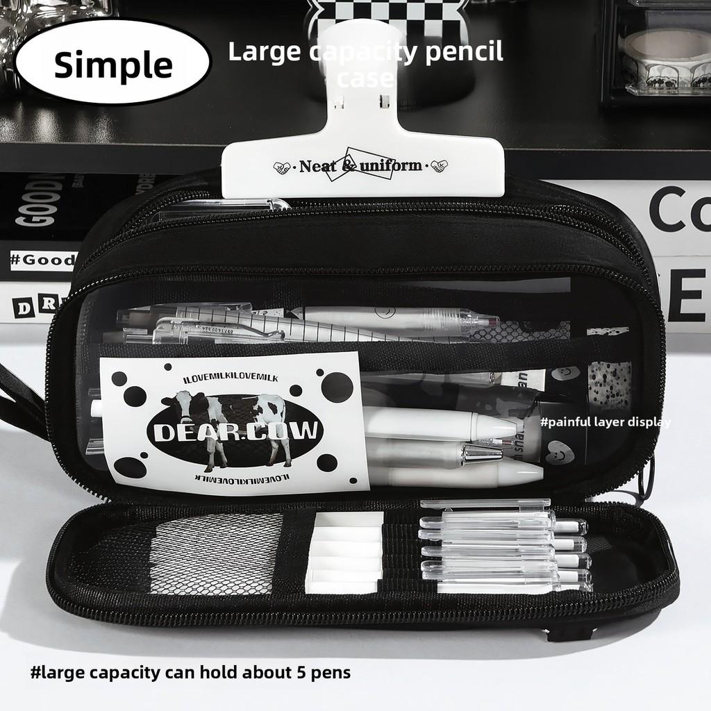 Multi Functional Fabric Pen Pouch With Easy Access Design For Middle School And Office