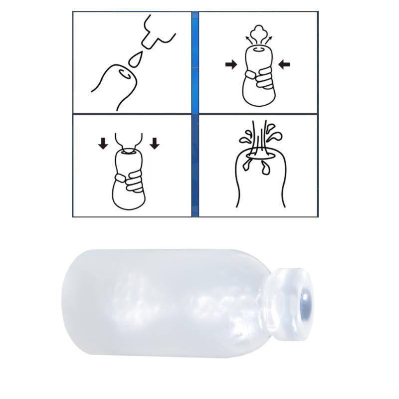 1pcs Male Masturbator Cup Soft Transparent Training Happiness Cup Relaxing Toy To Expand Private Parts Decompression Toy for Men