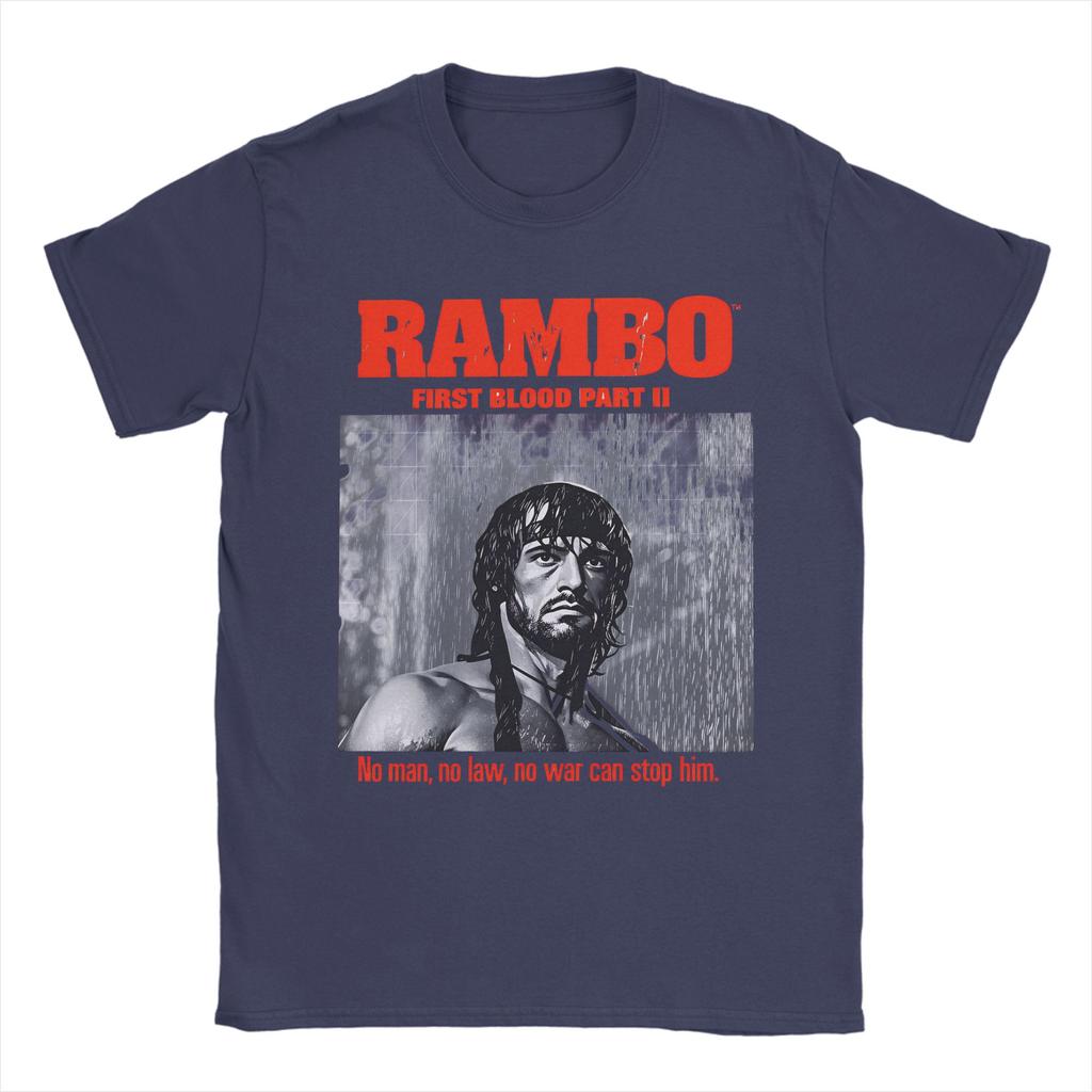 Rambo First Blood John In Ravine I Didnt Do Anything Cotton TShirt For Mens Leisure Tee Shirt Oversize Casual Clothing