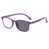 Business Ultra Light Photochromic Men Reading Glasses High Definition Outdoor Presbyopia Glasses Anti Blue Light Glasses