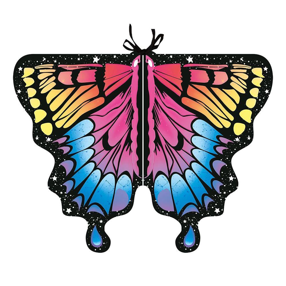 Fairy Festival Rave Dress Party Favor Cloak Butterfly Scarf Butterfly Wings Shawl Butterfly Costume