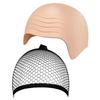 Yousheng Wig Headgear Soft Makeup Latex Bald Hat Wig Adjustable Size Reusable Mesh Cover Film Television Performance Dress Up Props Men Costume