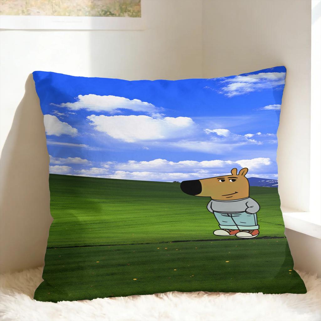 CChill GuyS Pillowcases Cute Funny Pillow Case For Couch Sofa Bedroom Print Pillow Cover