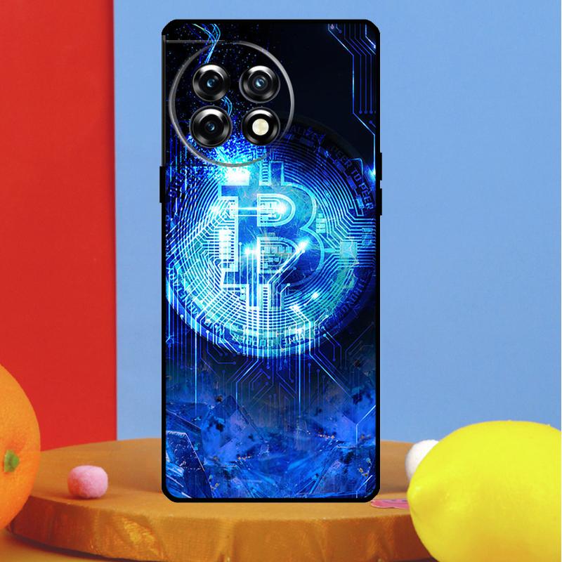 Чехол Bitcoin BTC для OnePlus 13 13R 12 12R 11 10 Pro 8T 10T OnePlus Nord CE 3 2 4 Lite N30 N20 N10