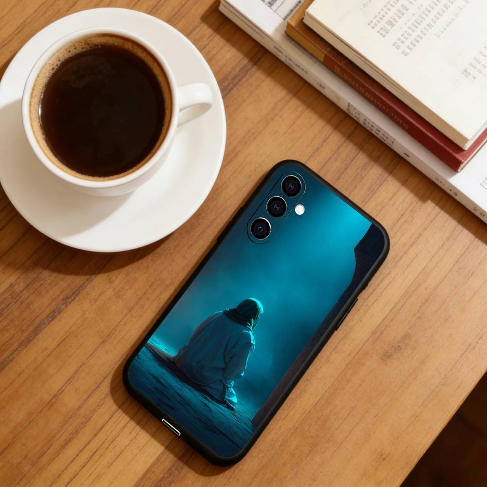 Чехол для телефона Пророк Мухаммед Черный Силиконовый Мягкий Для Samsung Galaxy A73,A72,A71,A70,A53,A52,A51