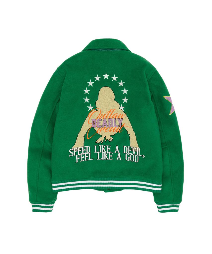Скульптор Varsity Стандартная куртка Зеленая