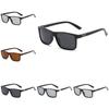 Stylish Uv400 Polarized Sunglasses For Men With Black Frame And Grey Lens For Outdoor Activities
