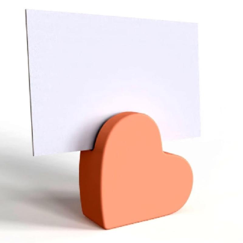 Держатель для визитных карточек, смоляная форма, подставка для именных карточек, силиконовая форма, форма для настольных украшений в форме сердца для офиса и домашнего декора