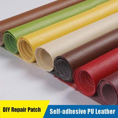 Самоклеящаяся искусственная кожа для дивана, мебели, сделай сам, ремонтная заплатка для салона автомобиля, наклейка на мотоцикл, кожаная нашивка из ткани