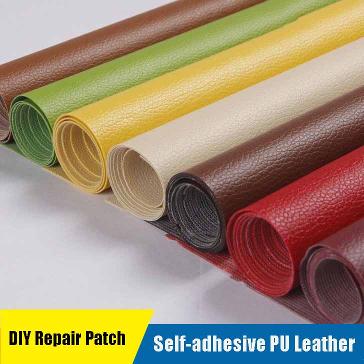 Self-adhesive PU Leather Sofa Furniture DIY Repair Patch Car Interior Motorcycle Sticker Leather Patch Fabric