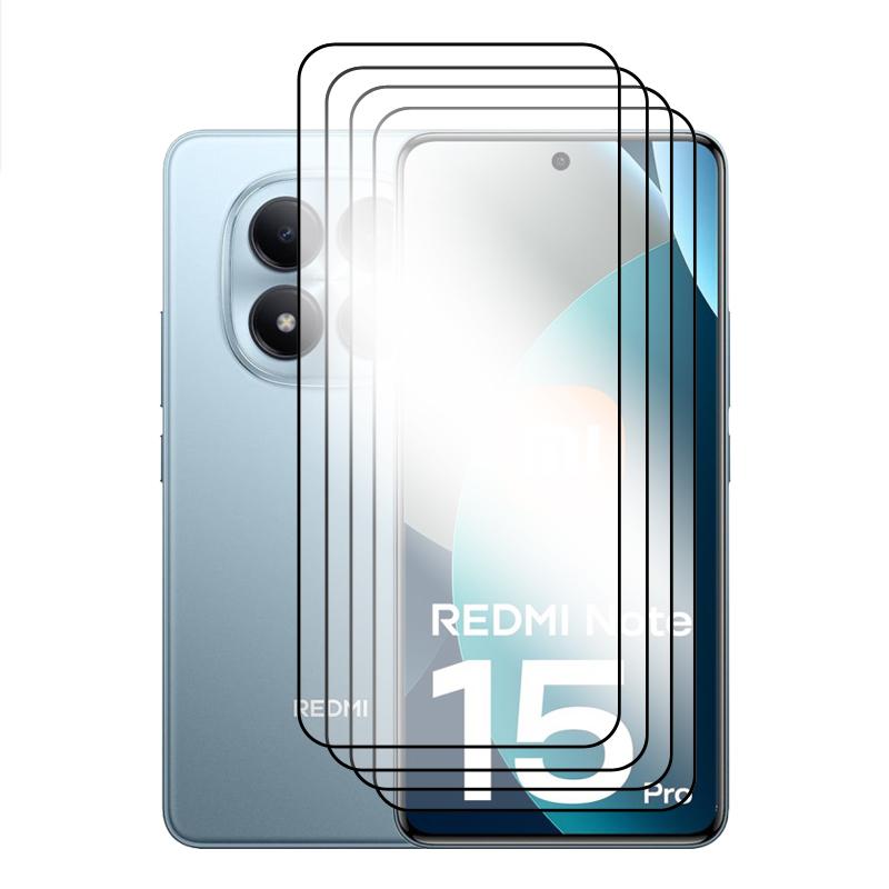 For Redmi Note 15 Pro Glass For Redmi Note 15 Pro 4G 5G Tempered Glass 2.5D Full Cover Screen Protector For Note 15 Pro Film