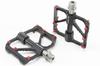 Педали MicrOHERO Ultra Light Titanium Alloy Shaft 3 Герметичные подшипники Компактные Педали Carbon Road Bike Flat Bike/Mountain Black/Red (PD-R87CTi 185г)