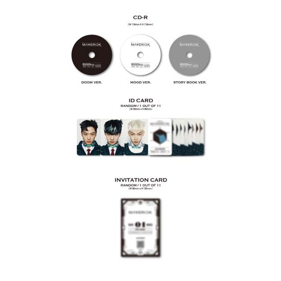 THE BOYZ 3-й сингл-альбом MAVERICK (DOOM Ver., MOOD Ver., STORY BOOK Ver.)