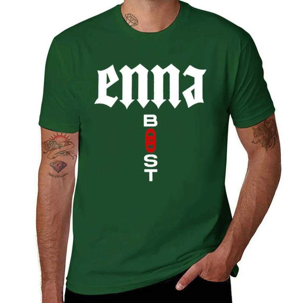 Enna boost PLK Футболка летние топы уличная одежда черные рубашки мужские