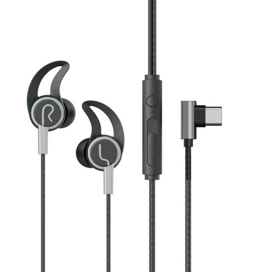 Проводные наушники с микрофоном для игр и театра с шумоподавлением, звук HD-качества, совместимые для звонков без задержек, внутриканальные