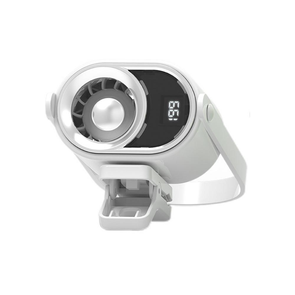 4 Speeds Small Clip On Fan 199 Speeds Adjustable 360° Rotation Mini Electric Fan Silent Operation Digital Display