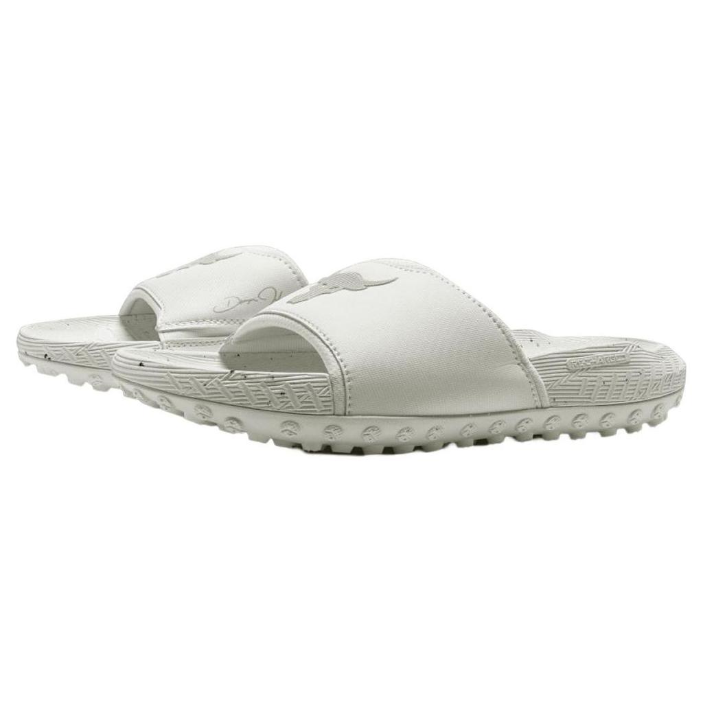 Under Armour Шлепанцы Project Rock 3 Slide Унисекс Белые Черные Шлепанцы 3026034-100
