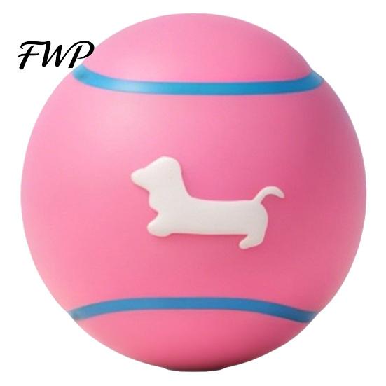 Lightweight Toss Toys for Fetching Latex Squeaky Dog Ball, Interactive Fetch Cute Dachshund Pattern, Indoor Outdoor Play Chew Toy Small Medium