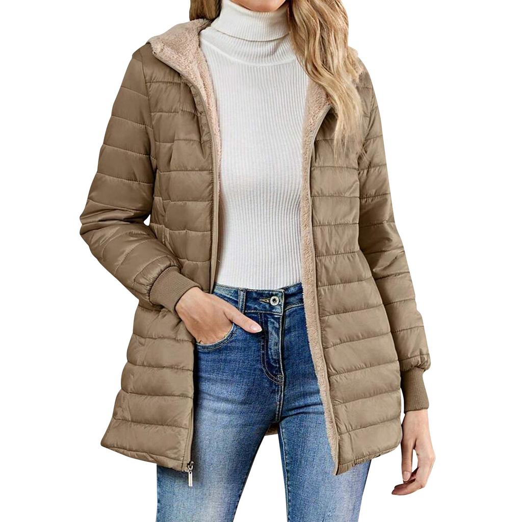 Женская модная повседневная куртка из хлопка, короткая утепленная свободная куртка с капюшоном из хлопка