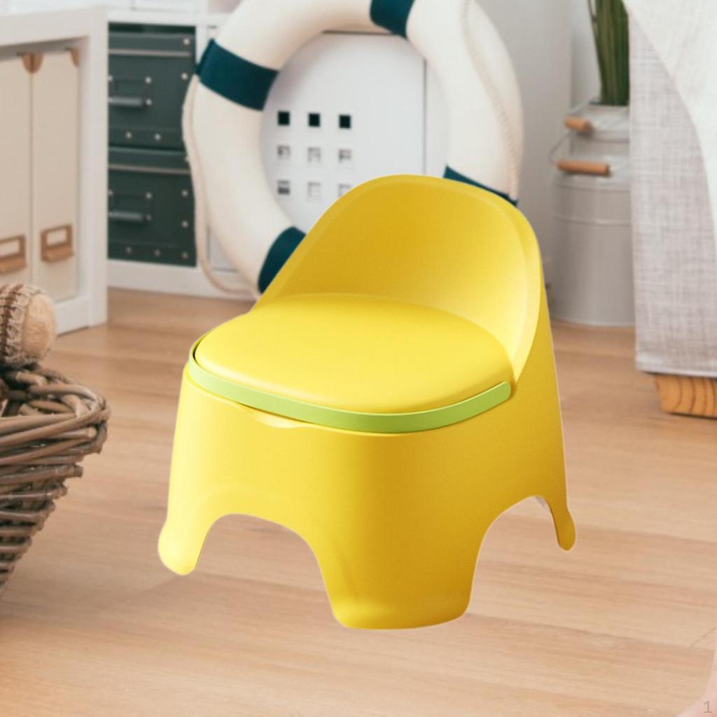 Подставка для ног для ребенка с поддержкой спины и ручкой для легкой смены обуви у кровати