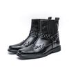 Кожаные ботинки для мужчины Натуральная кожа Ботинки большого размера Высококачественные дизайнерские формальные ботинки Повседневные ботинки Деловые