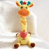 Adjustable Volume Dancing Talking Giraffe Toy with 10 Songs Swaying Dancing Giraffe  1-3 Years Old