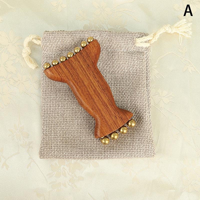 Facial Gua Sha Roller Bead Massager Cheek Beauty Lifting Tool for Lymphatic Care & Trigger Point Relax