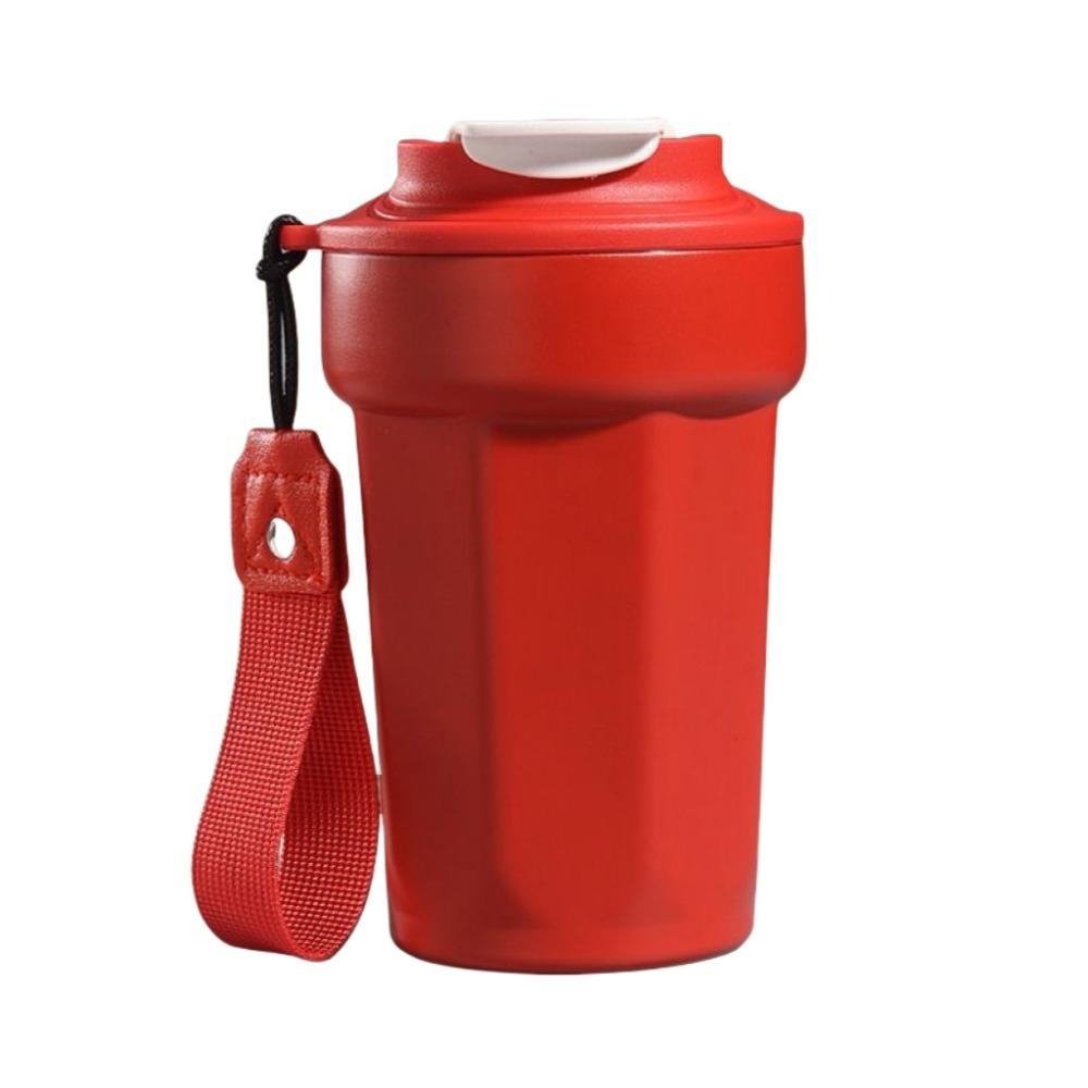 С крышкой восьмигранная кофейная чашка из нержавеющей стали спортивная чашка с вакуумной изоляцией для дома работы