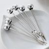 6Pcs Stainless Steel Dessert Forks With Storage Jar Cute Bear Utensils For Party Tasting Dessert Fruit Pickle Fruit Salad