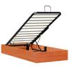 Ottoman Bed Frame with Storage Space Wax Brown 75 x 190 cm