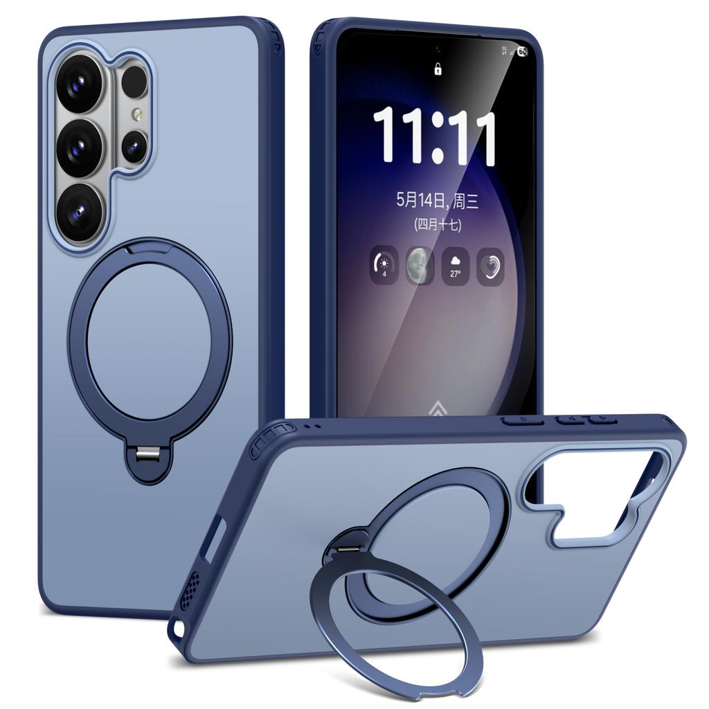 Совместимый с чехлом для телефона Samsung S26 Ultra Tiancai с поворотной магнитной подставкой, противоударный чехол для S25 Ultra, S24 Ultra