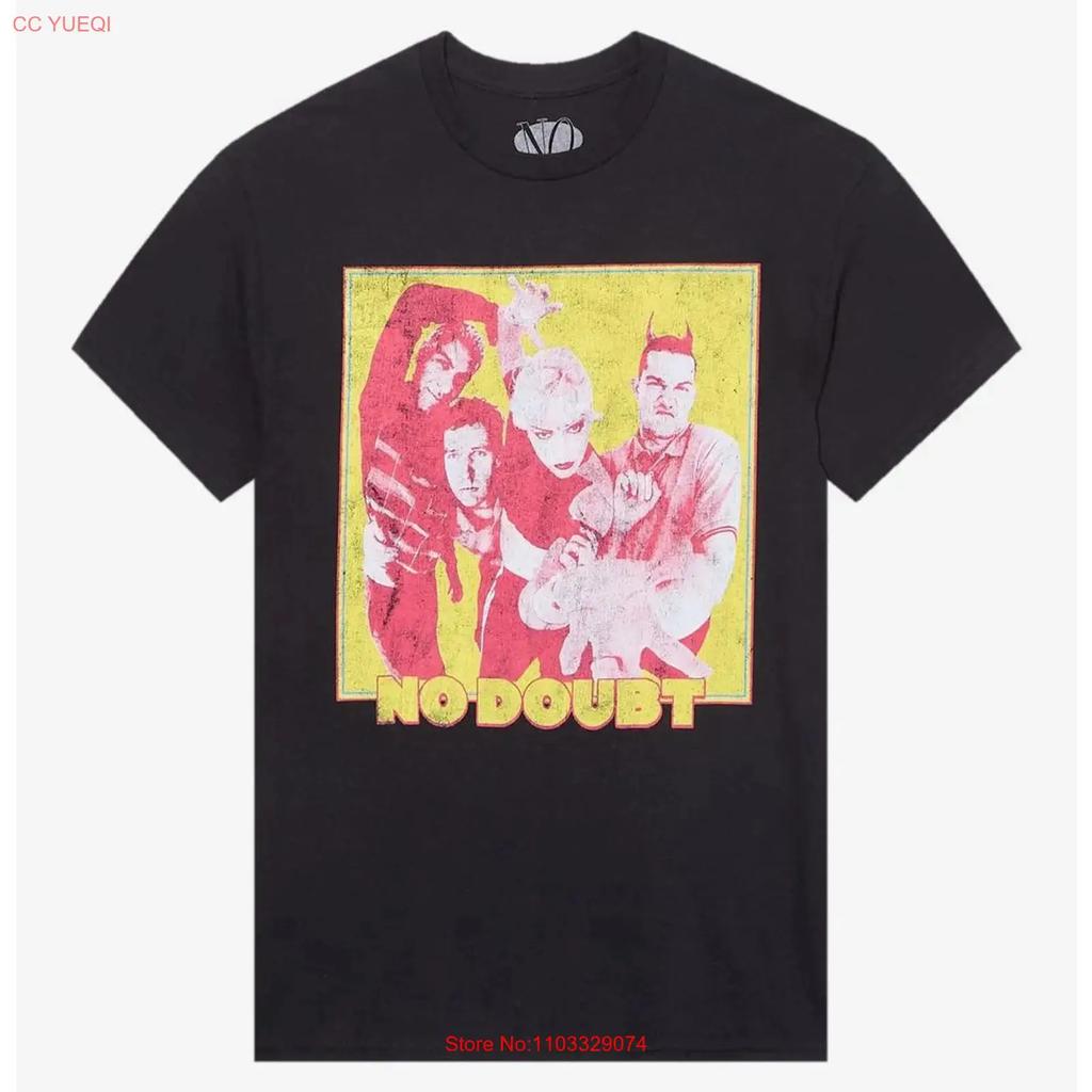 No Doubt 1997 Tour T Shirt printed on new fabric vintage Washed Stylish streetwear Comfortable Soft fashion Breathable