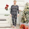 Christmas Parent-child Family Set Home Printed CHRISTMAS PAJAMAS Two-piece Set