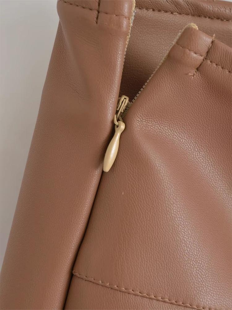 Мини-юбки из искусственной кожи, элегантные корейские модные черные юбки из искусственной кожи для женщин, юбка с высокой талией, юбка на молнии с шортами