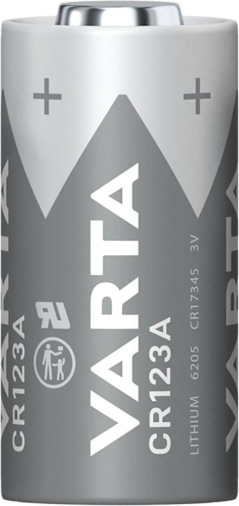 Varta CR123A Lithium Battery 1430 mAh 3 V 10-Pack