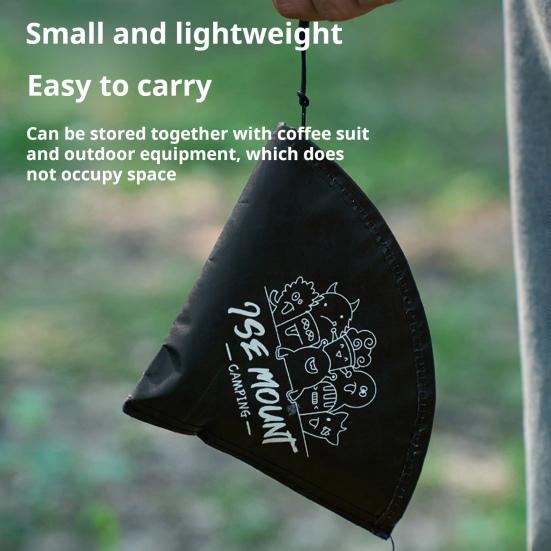 Мешок для хранения бумажных фильтров для кофе, пыленепроницаемый, водонепроницаемый, многоразовый, портативный, держатель для бумажных фильтров для заваривания кофе вручную