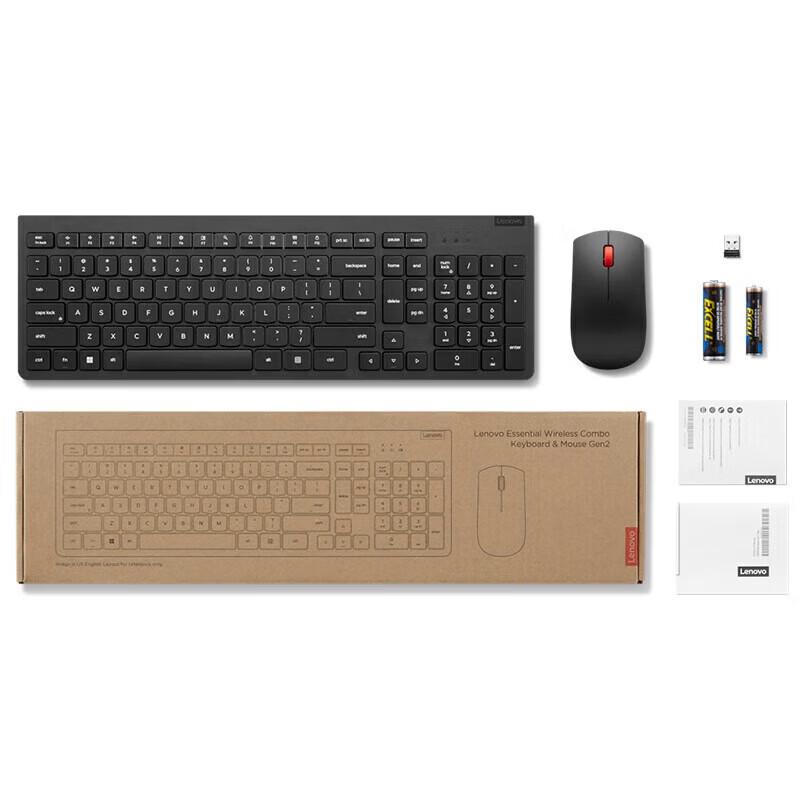 Lenovo Wireless Keyboard and Mouse Combo Gen2