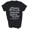 Proud Brother In Law Of A Freaking Sister In Law Unisex Shirt Gift